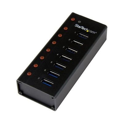 StarTech.com 7ポートUSB 3.0ハブ メタル筐体 ST7300U3M 1個 65-1900-39（直送品）