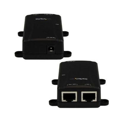 ギガビット対応PoE ミッドスパン インジェクタ IEEE 802.3at/af準拠 PoE給電アダプタ POEINJ1G 1個（直送品）