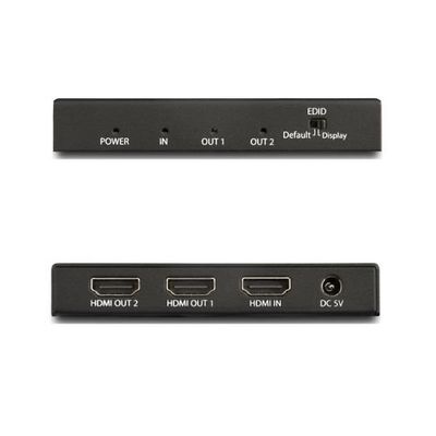 StarTech.com 2出力対応HDMI分配器 4K/60Hz対応 ST122HD202 1個 65-1905-67（直送品）