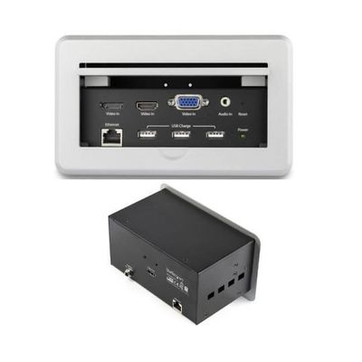 StarTech.com AVコネクティビティBOX テーブル埋め込み型 4K対応 BOX4HDECP2 1個 65-1905-71（直送品）