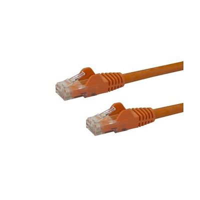 StarTech.com カテゴリ6 LANケーブル 2m オレンジ ツメ折れ防止RJ45コネクタ N6PATC2MOR 1個（直送品）
