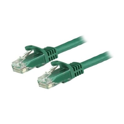 StarTech.com カテゴリ6 LANケーブル 0.5m グリーン ツメ折れ防止RJ45コネクタ N6PATC50CMGN 1個（直送品）