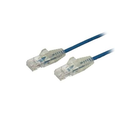 カテゴリ6 LANケーブル 3m 極細タイプ ツメ折れ防止RJ45コネクタ ブルー N6PAT300CMBLS 1個（直送品）