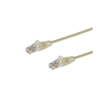 カテゴリ6 LANケーブル 0.5m 極細タイプ ツメ折れ防止RJ45コネクタ グレー N6PAT50CMGRS 1個（直送品）