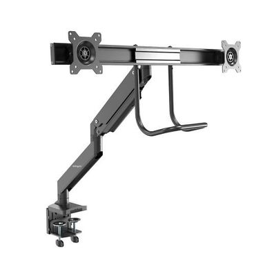 StarTech.com デュアルモニターアーム クランプ/グロメット固定方式 ARMSLMBARDUO 1個 65-1911-69（直送品）