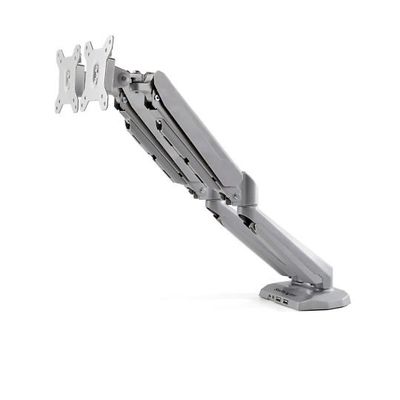 StarTech.com デュアルモニターアーム デスク固定型 USB 2ポート搭載 ARMSLIMDUOS 1個 65-1911-72（直送品）