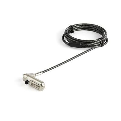 ノートパソコン盗難防止セキュリティワイヤーロック 2m Nano Saverスロット対応 4桁ダイヤル式ロック LTLOCKNANO 1個（直送品）