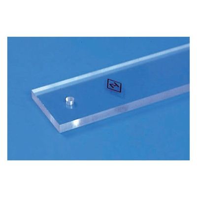 広島 エース定規 (長さ1m 厚10mm) 83-11 1本 61-9677-79（直送品）