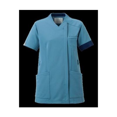 オンワード &COLOR サイドファスナースクラブ(男女兼用)ミスティブルー L HS-8073 1枚 65-5685-28　スクラブ（直送品）