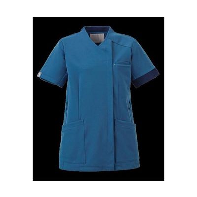 オンワード &COLOR サイドファスナースクラブ(男女兼用)ブルーグレー LL HS-8075 1枚 65-5685-41　スクラブ（直送品）