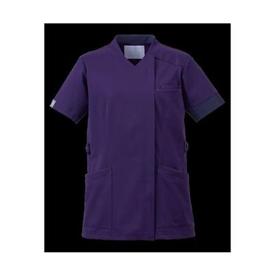 オンワード &COLOR サイドファスナースクラブ(男女兼用)バイオレット S HS-8078 1枚 65-5685-56　スクラブ（直送品）