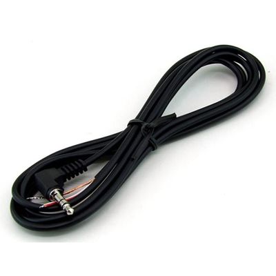 共立電子産業 片端φ3.5 ステレオプラグ付きケーブル L型 1.8m #7 1個 65-8727-77（直送品）