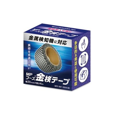 アラム 金検テープ MPF-KT-30X4-BK 1巻 65-8998-48（直送品）