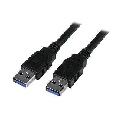 StarTech.com USB 3.0 ケーブル 3m TypeーA オス/オス USB3SAA3MBK 1個 65-1897-32（直送品）