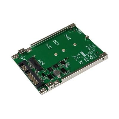 M.2 SATA SSD ー 2.5インチSATA変換アダプタ/オープンフレームブラケット/M2ハードドライブアダプタ SAT32M225（直送品）