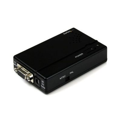 VGA ー コンポジット(RCA)/S端子ダウンスキャンコンバーター パソコンモニタ出力をテレビへ入力 VGA2VID 1個（直送品）