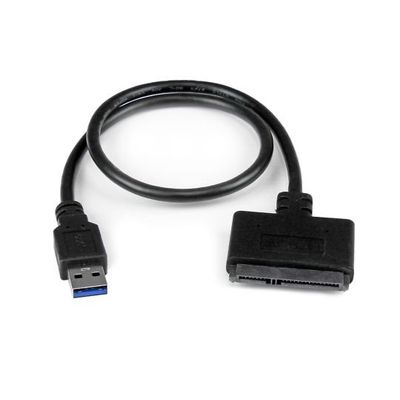 StarTech.com SATA ー USB 変換ケーブルアダプタ UASP対応 USB3S2SAT3CB 1個 65-1893-51（直送品）