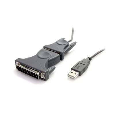 StarTech.com USB ー RS232Cシリアル変換ケーブル DB9 DB25変換コネクタ付属 ICUSB232DB25 1個（直送品）