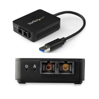 USB 3.0 ー 光ファイバー変換アダプタ 1000BaseーSX 2芯SCコネクタ US1GA30SXSC 1個（直送品）