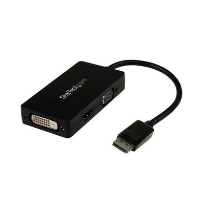 DisplayPort ー VGA/DVI/HDMI変換アダプタ 3 in 1 DP変換ケーブル 1920x1200 DP2VGDVHD（直送品）