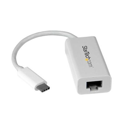 StarTech.com USB TypeーC有線LANアダプタ ギガビット対応 ホワイト US1GC30W 1個 65-1895-74（直送品）
