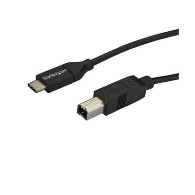 StarTech.com USBーC ー USBーBケーブル 2m USB 2.0準拠 オス/オス USB2CB2M 1個（直送品）
