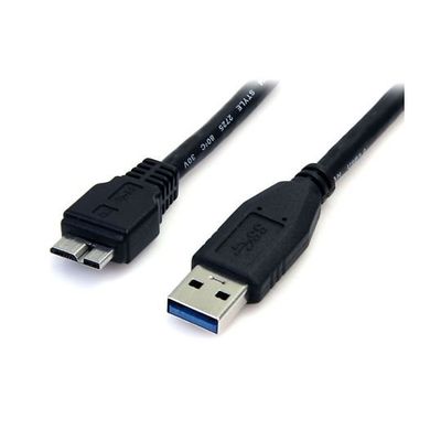 0.5m ブラック SuperSpeed USB 3.0ケーブル(A ー microB)オス/オス USB3AUB50CMB 1個（直送品）