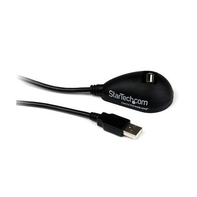 USB 2.0 延長ケーブル 1.5m 卓上使用に最適 TypeーA(オス) ー TypeーA(メス) USBEXTAA5DSK 1個（直送品）