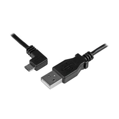 USBマイクロB ケーブル 1m L型左向きMicroーB USB 2.0準拠 充電&同期用 USBAUB1MLA 1個（直送品）