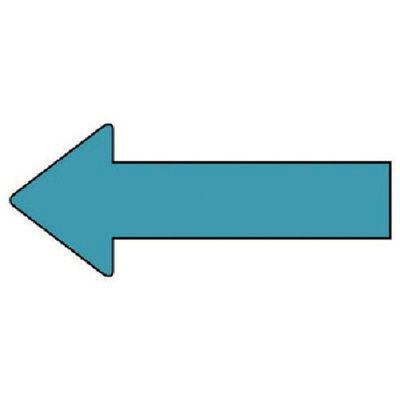 ユニット 配管ステッカー 方向表示 水色(中) 40×100 10枚組 AS.23.11M 1組(10枚) 745-7588（直送品）