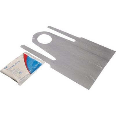 東京硝子器械 TGK 胸当エプロン R94110 100枚入 509-87-04-11 1箱(100枚) 185-9750（直送品）