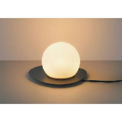 コイズミ 住宅・店舗用照明 非調光 電球色 LED一体型 シリコンセード テーブルスタンド 黒色 60W相当 AT51307 1台（直送品）