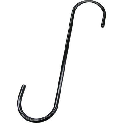 水本機械製作所 水本 ファンシーSフックストレート(ブラック) 全長250mm A-3076 1個 536-6694（直送品）