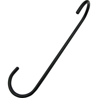 水本機械製作所 水本 ファンシーSフックツイスト(ブラック) 全長500mm A-3084 1個 536-6693（直送品）