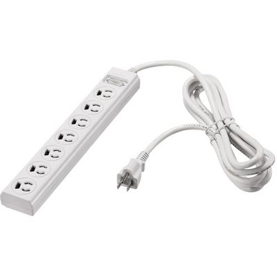 バッファロー BAFFALO 3ピン式電源タップ 7個口 3m ホワイト 集中スイッチ 変換アダプター付 BTMSKL3730WH 1個（直送品）