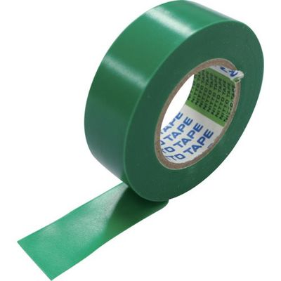 日東電工 日東 脱鉛タイプビニールテープNo.21 15mm×20m 緑 21-15GN 1セット(77巻) 450-0985（直送品）