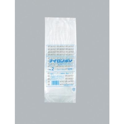 福助工業 福助 ナイロンポリ Cタイプ NO.2 0706612 1セット(3000枚:50枚×60袋) 481-1709（直送品）