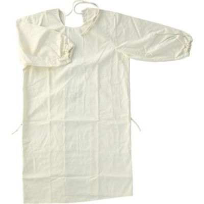 柏田製作所 柏田 帆布割烹着(袖口ゴム入り) L C-39-L 1着 473-7167（直送品）
