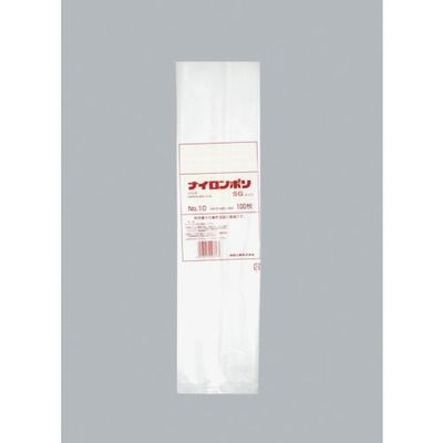 福助工業 福助 ナイロンポリ SGタイプ NO.10 0701211 1セット(1200枚:100枚×12袋) 481-3304（直送品）