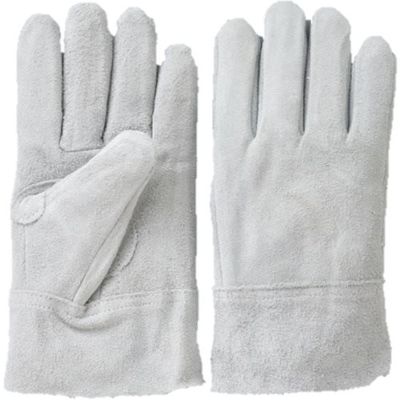 柏田製作所 柏田 牛床革内縫い作業手袋 L D-507-L 1双 473-3977（直送品）