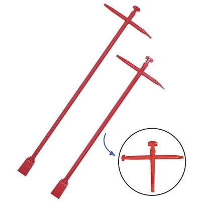 岩崎製作所 地下式消火栓開閉用 MHキーハンドル(日の出式) 09KA850SS 1個(1本) 511-3566（直送品）