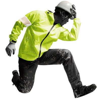 マック レインフィールムーブ EL フラッシュグリーン AS570044 1着 532-7510（直送品）