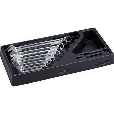 コンビネーション両口スパナセット 5.5、7、8、10、12、13、14、15、17、19mm 10点セット CS101C 1セット（直送品）