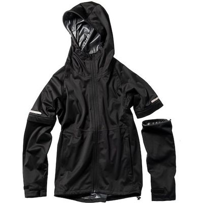 マック Makku エラスティコニットレインジャケット ブラックS AS8300L 1着 532-7524（直送品）