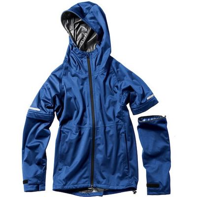 マック Makku エラスティコニットレインジャケット ブルーS AS8300D 1着 532-6019（直送品）