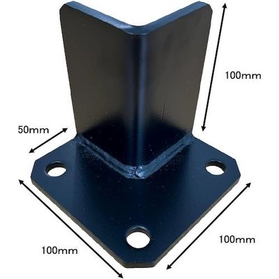 ティーエフサービス コーナー固定金具100×100×100mm(ブラック)1個入り 6CNY-1010BK 1個 525-2878（直送品）
