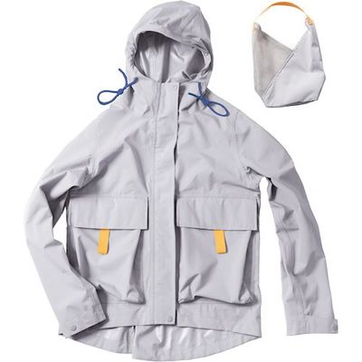 マック Makku 防滴ビッグポケットレインパーカー LL ライラック AS6303P 1着 529-9773（直送品）