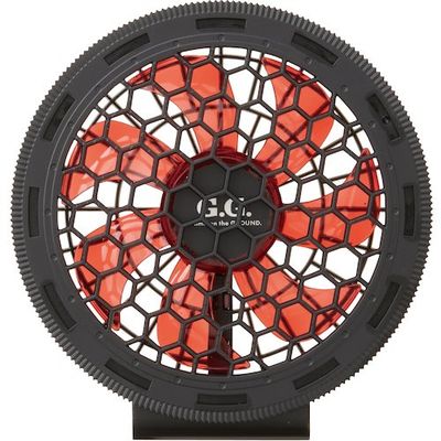 桑和 G.G. 18222 スリムファン単品 ブラック 1個 546-1914（直送品）