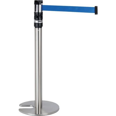 中発販売 Reelex ベルトパーテーション 青 人感センサー付音声案内機能搭載 BELPA LS BLP-506BLS 1本（直送品）