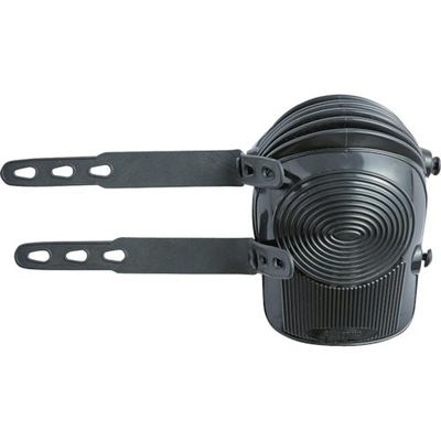 知智プラン ネオギアプロ CK7501 プロフェッショナルニーパッド ブラック CK-7501 BK 1組(2個) 568-8369（直送品）